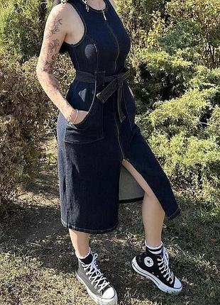 Джинсова сукня