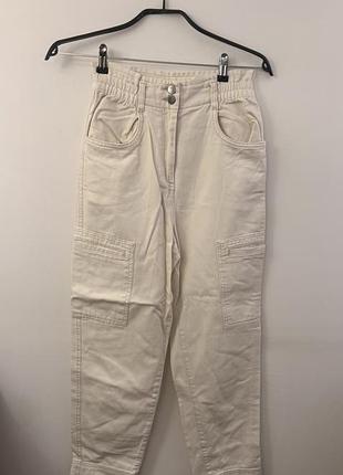 Джинси cargo h&m