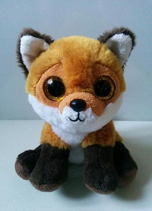 Мягкая игрушка глазастик ty лиса