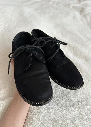 Замшеві жіночі туфлі
