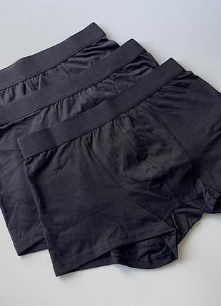 3 шт комплект боксерів з бавовни та модалу primark s
