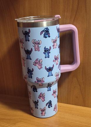 Яркая термокружка primark / disney lilo&amp; stitch / 1.2 л