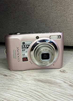 Цифровой фотоаппарат nikon coolpix l19 винтажный