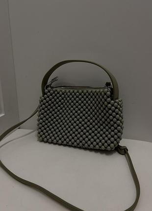 Сумка зелена zara