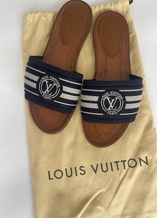 Louis vuitton escale lock it - жіночі мюлі