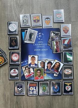 Panini league of champions 2006/2007 полная коллекция