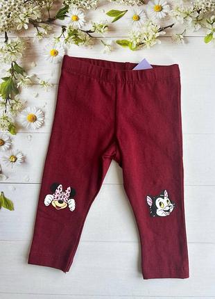 Лосины на девочку минные маус/фигаро primark р.68 см (3-6 месяца)