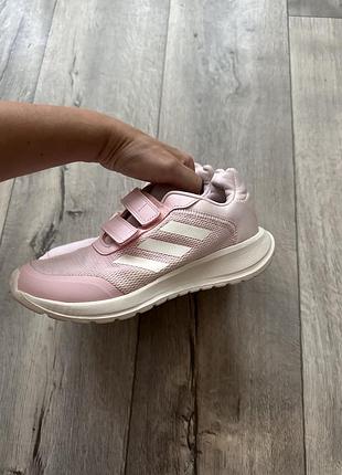 Adidas кроссовки для девочек рожеві кросівки на ліпучках на липучке сетка кроссовки