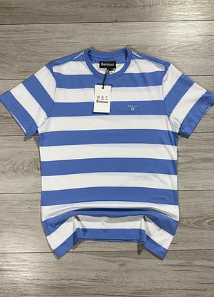 Премиальная футболка барбор barbour newsham striped t-shirt, s, оригинал