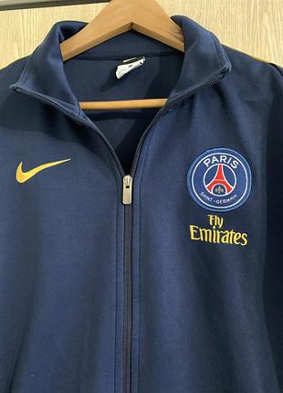 Nike psg paris saint-germain — вінтажна тренувальна куртка