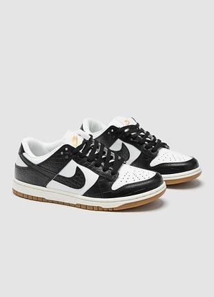 Nike dunk low lx black croc
