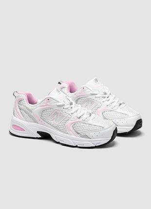 New balance 530 white raspberry