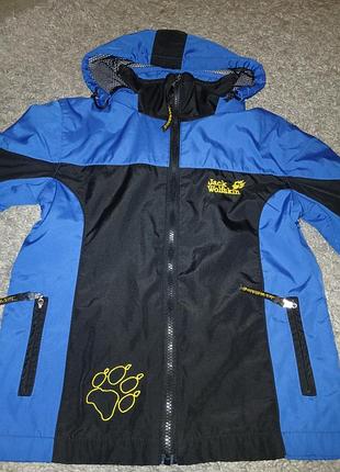 Куртка детская jack wolfskin на 9 лет