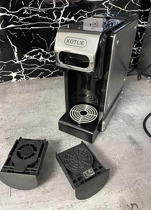 Кавоварка капсульна kotlie st-550 4-в-1 (nespresso / dolce gusto / lavazza / мелена кава), 19 бар, під ремонт