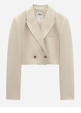 Жіночий вкорочений піджак zara