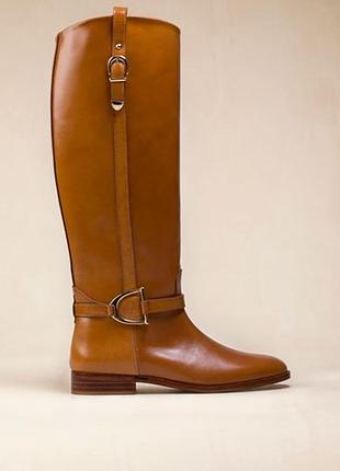 Сапоги из натуральной кожи massimo dutti