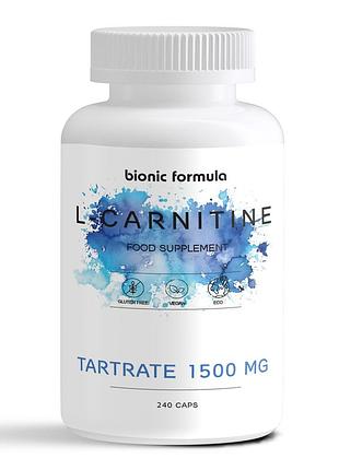 Л - карнитин тартрат ( l-carnitine ) 1500 мг. bionic formula 240 капс.