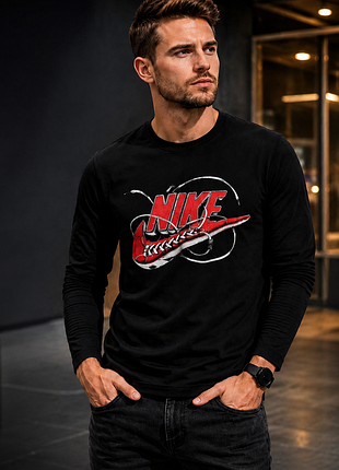 Світшот чоловічий nike, черний , розмір xl