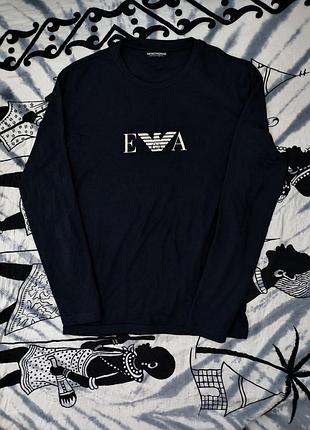 Emporio armani underwear кофта мужская черная m | оригинал