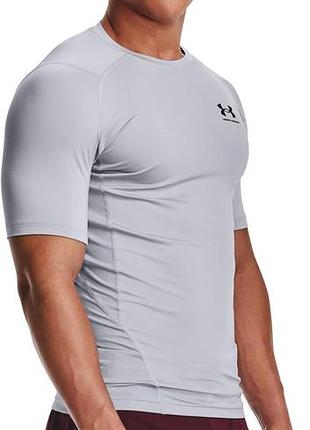 Under armour men's heatgear compression short-sleeve t-shirt, mod gray (011)