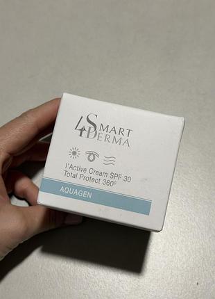 Smart4derma aquagen i'active cream spf 30 total protect 360° ,50 мл