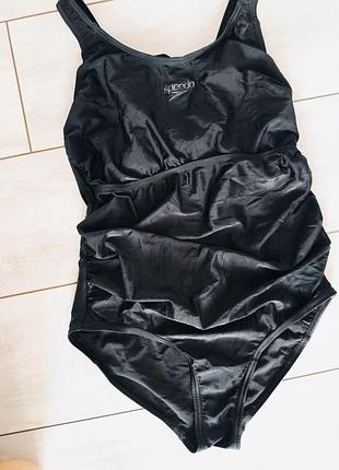 Черный слитный женский купальник speedo, размер l