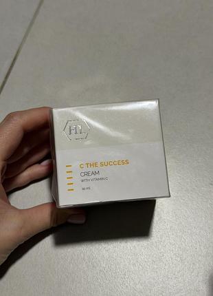 Омолоджувальний крем для обличчя з вітаміном с holy land (hl) c the success cream об'ємом 50 мл.