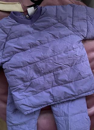 Костюм осінній утеплений 104-110 zara