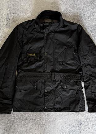 Barbour international trials a530 вінтажна ваксована , вощена куртка made in england чорна