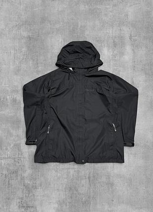 Куртка marmot precip eco оригінал чорна чоловіча мембранна куртка мармот штормівка з капюшоном