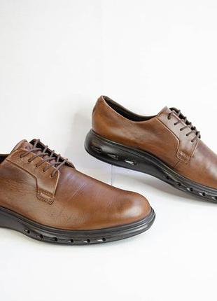 Ecco hybrid 720 чоловічі шкіряні туфлі кросівки оригінал! розмір 46 30 см