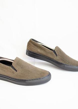 Filippa k мужские кожаные слипоны от шведского бренда оригинал! размер 44 28,5 см