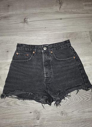 Джинсовые шорты zara xs