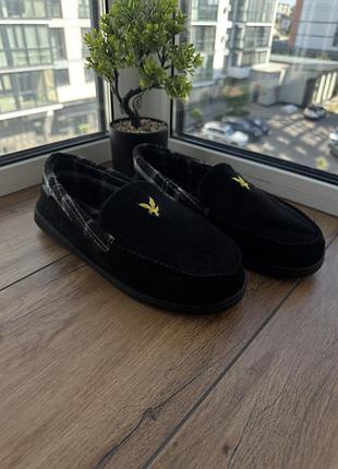 Капці lyle & scott чорні лофери