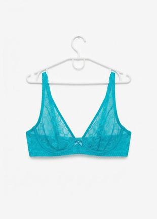 М'який бюстгальтер без паралону мереживний сток primark 34b 75b
