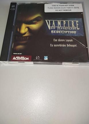 Игру диск vampire: die maskerade – redemption (оригинал, 2 cd, activision 2000)