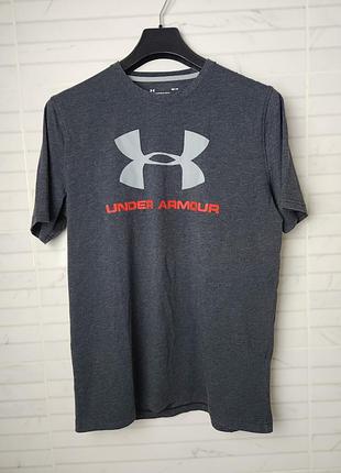 Футболка under armour мужская темно-серая