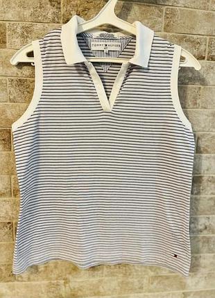 Женское поло tommy hilfiger