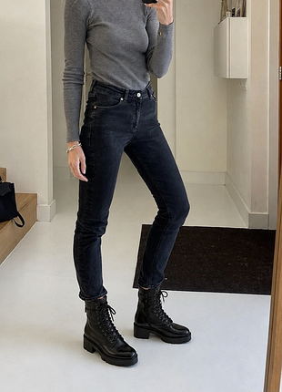 Шкіряні високі черевики ash maddox ankle boot (оригінал), 39