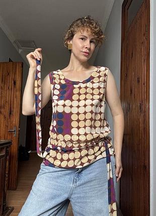 Шовкова сорочка marni x h&m з відкритою спинкою р. м