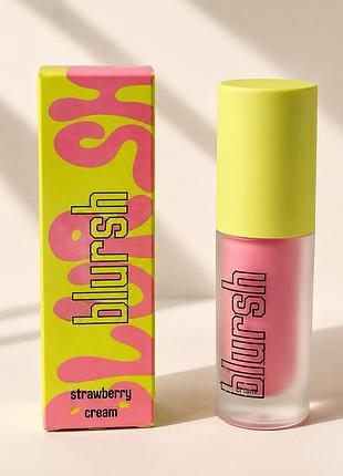 Made by mitchell blursh strawberry cream — рідкі кремові рум’яна 6 мл, оригінал