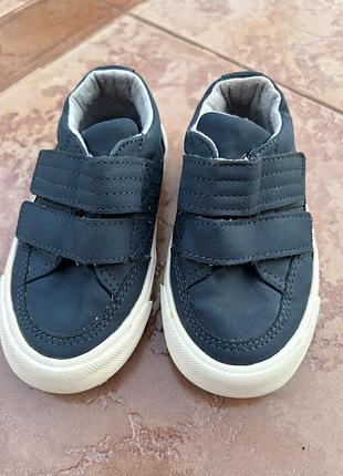Темно -сині кеди zara baby для хлопчика 23 розмір