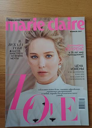 Журнал marie clairesignaine (лютый 2017) дженнифер лоуренс