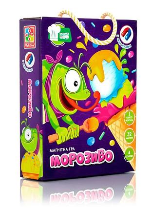 Детская магнитная игра "мороженое" vt2310-05 на укр. языке