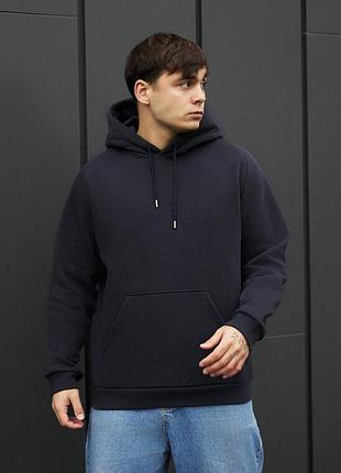 Базове темно-синє худі staff navy fleece