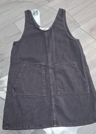 Стильный базовый сарафан h&amp;m, 110-116 г.