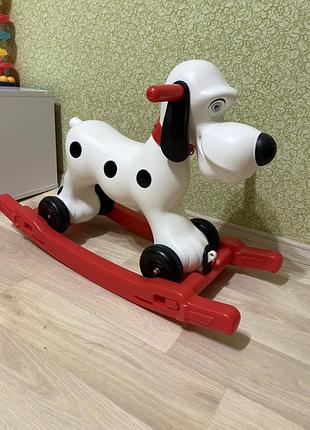 Собака гойдалка-каталка