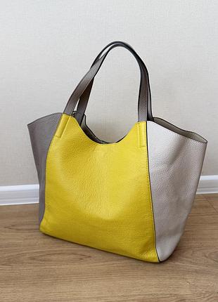 Оригінальна шкіряна сумка coccinelle shopper tote