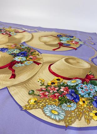Gucci «i cappelli di paglia di firenze» — 100% silk, made in italy оригинальный шелковый платок gucci «i cappelli di paglia di firenze» 86 × 86 см,