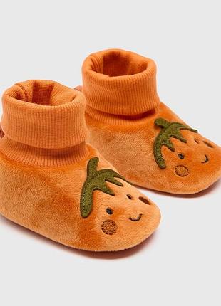 Дитячі пінетки у вигляді гарбузика matalan 9-12міс
